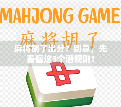 麻将胡了出分？别急，先看懂这3个潜规则！