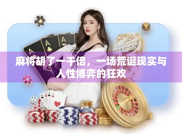 麻将胡了一千倍,一场荒诞现实与人性博弈的狂欢 麻将胡了一千倍,一场荒诞现实与人性博弈的狂欢