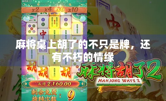 麻将桌上胡了的不只是牌,还有不朽的情缘 麻将桌上胡了的不只是牌,还有不朽的情缘