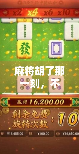 麻将胡了那一刻，不只是牌面的胜利，更是情绪的巅峰释放！