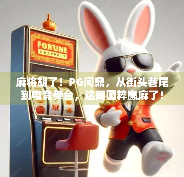 麻将胡了！PG问鼎，从街头巷尾到电竞舞台，这局国粹赢麻了！