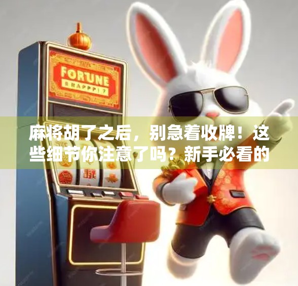 麻将胡了之后，别急着收牌！这些细节你注意了吗？新手必看的5大注意事项！