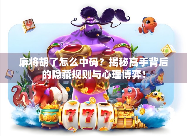麻将胡了怎么中码？揭秘高手背后的隐藏规则与心理博弈！