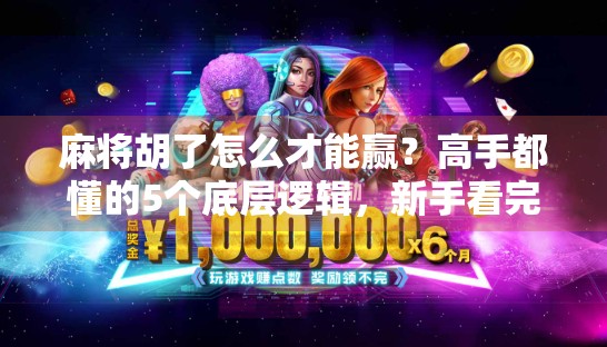 麻将胡了怎么才能赢?高手都懂的5个底层逻辑,新手看完少走3年弯路!