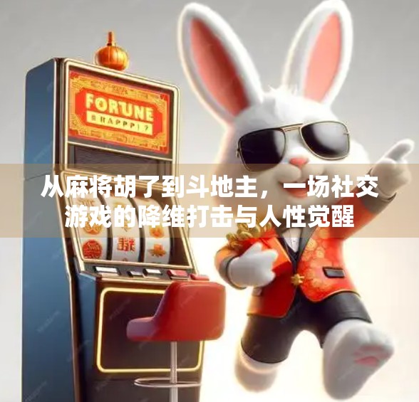 从麻将胡了到斗地主，一场社交游戏的降维打击与人性觉醒