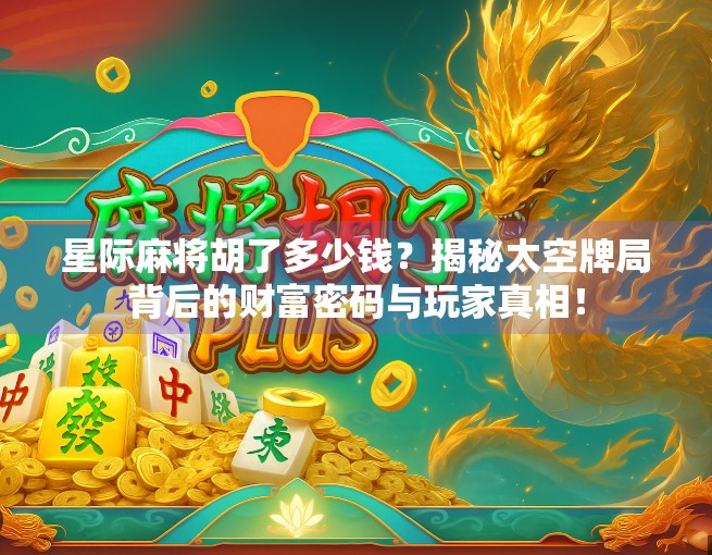 星际麻将胡了多少钱?揭秘太空牌局背后的财富密码与玩家真相!