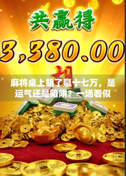 麻将桌上胡了赢十七万，是运气还是陷阱？一场看似简单的牌局背后藏着多少人性博弈