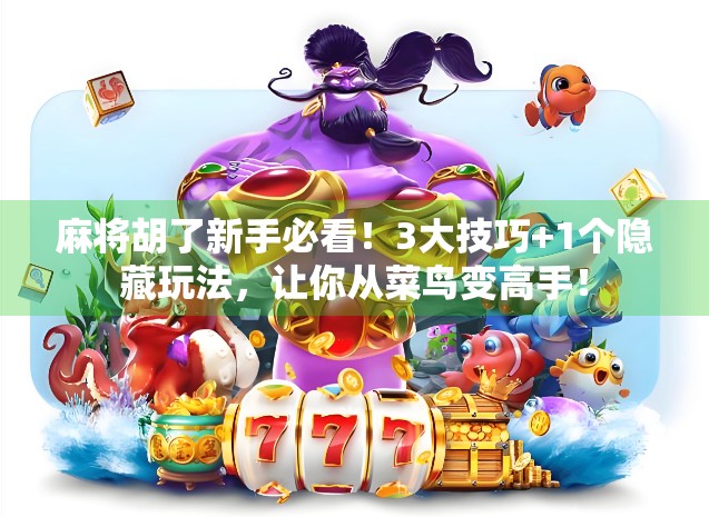 麻将胡了新手必看！3大技巧+1个隐藏玩法，让你从菜鸟变高手！