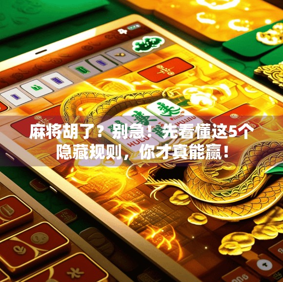 麻将胡了？别急！先看懂这5个隐藏规则，你才真能赢！