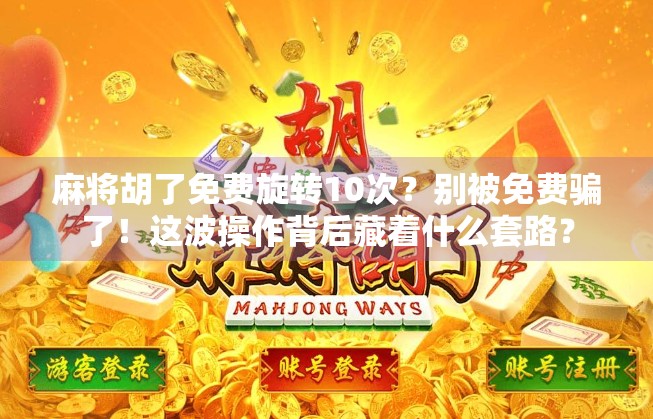 麻将胡了免费旋转10次?别被免费骗了!这波操作背后藏着什么套路? 麻将胡了免费旋转10次?别被免费骗了!这波操作背后藏着什么套路?
