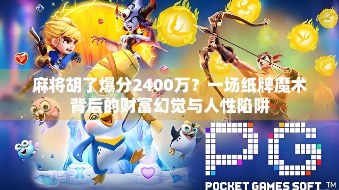 麻将胡了爆分2400万?一场纸牌魔术背后的财富幻觉与人性陷阱 麻将胡了爆分2400万?一场纸牌魔术背后的财富幻觉与人性陷阱