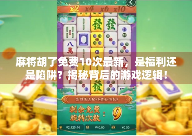 麻将胡了免费10次最新,是福利还是陷阱?揭秘背后的游戏逻辑! 麻将胡了免费10次最新,是福利还是陷阱?揭秘背后的游戏逻辑!