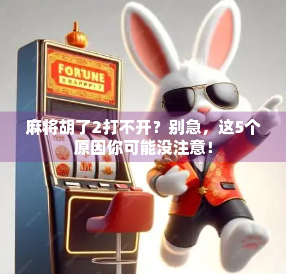 麻将胡了2打不开?别急,这5个原因你可能没注意! 麻将胡了2打不开?别急,这5个原因你可能没注意!