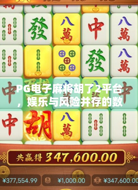 PG电子麻将胡了2平台,娱乐与风险并存的数字博弈新战场 PG电子麻将胡了2平台,娱乐与风险并存的数字博弈新战场