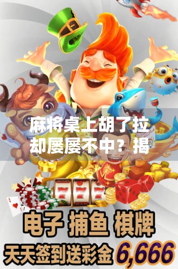 麻将桌上胡了拉却屡屡不中？揭秘那些年我们输掉的不只是牌，还有心态！