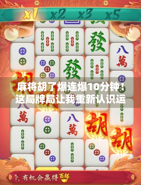 麻将胡了爆连爆10分钟！这局牌局让我重新认识运气二字
