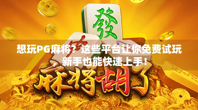 想玩PG麻将？这些平台让你免费试玩，新手也能快速上手！