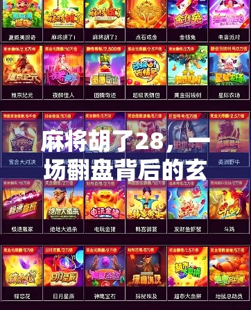 麻将胡了28,一场翻盘背后的玄机与人性